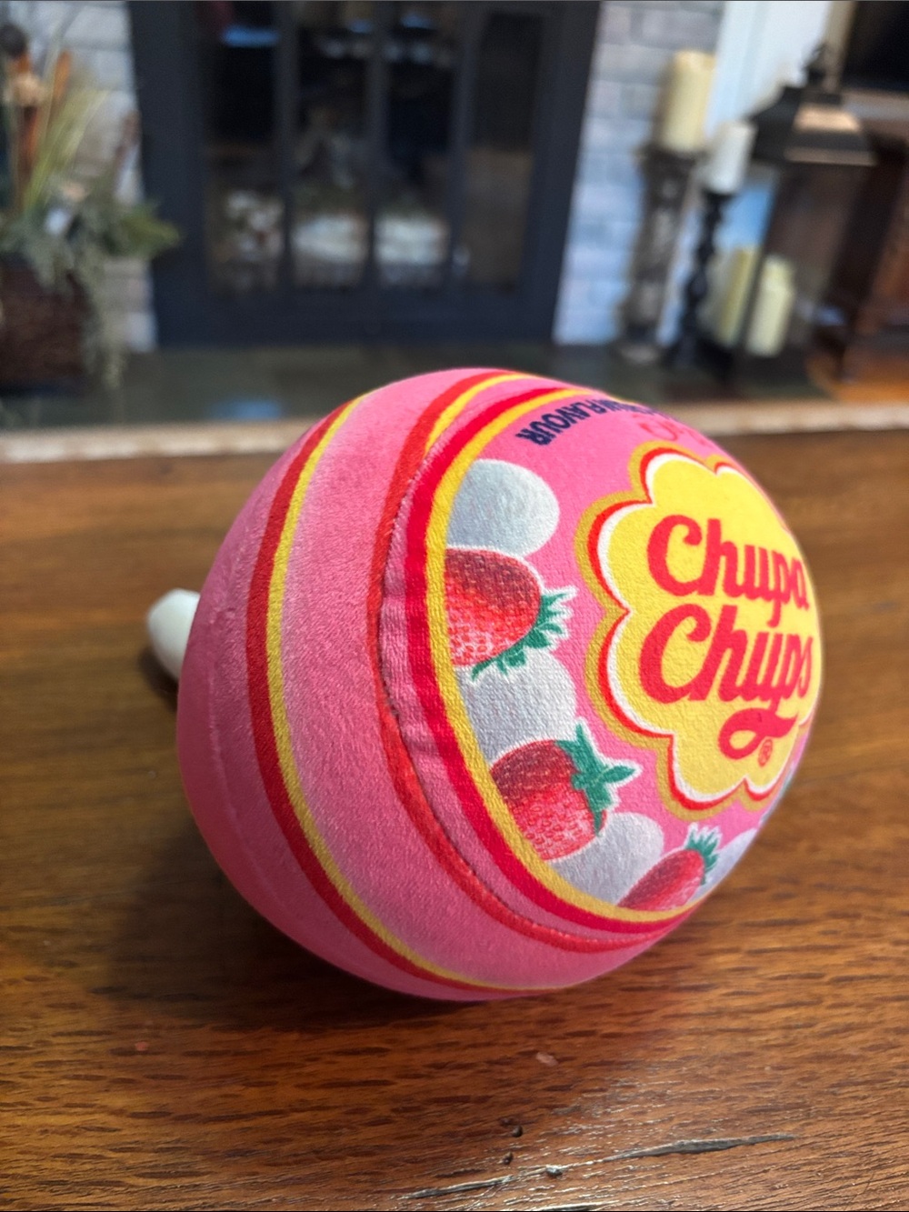Chupa Chupa Plush Pink Strawberry lollipop VINTAGE